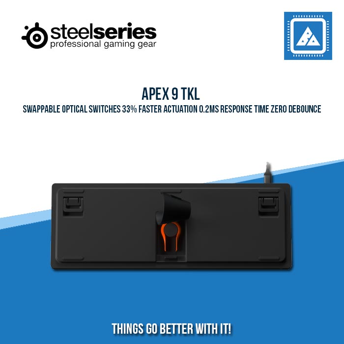 STEELSERIES APEX 9 TKL RGB MECHANICAL GAMING KEYBOARD STEELSERIES APEX 9 TKL RGB MECHANICAL GAMING KEYBOARD